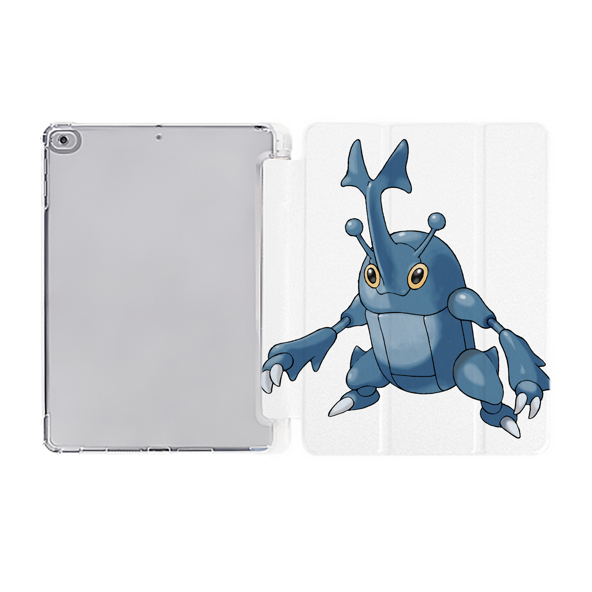 （画像用） ポケットモンスター Pokémon IPad ケース ペン収納付き 三つ折りスタンド PUレザー×シリコン 対応機種9.5/10.5/10.9インチ